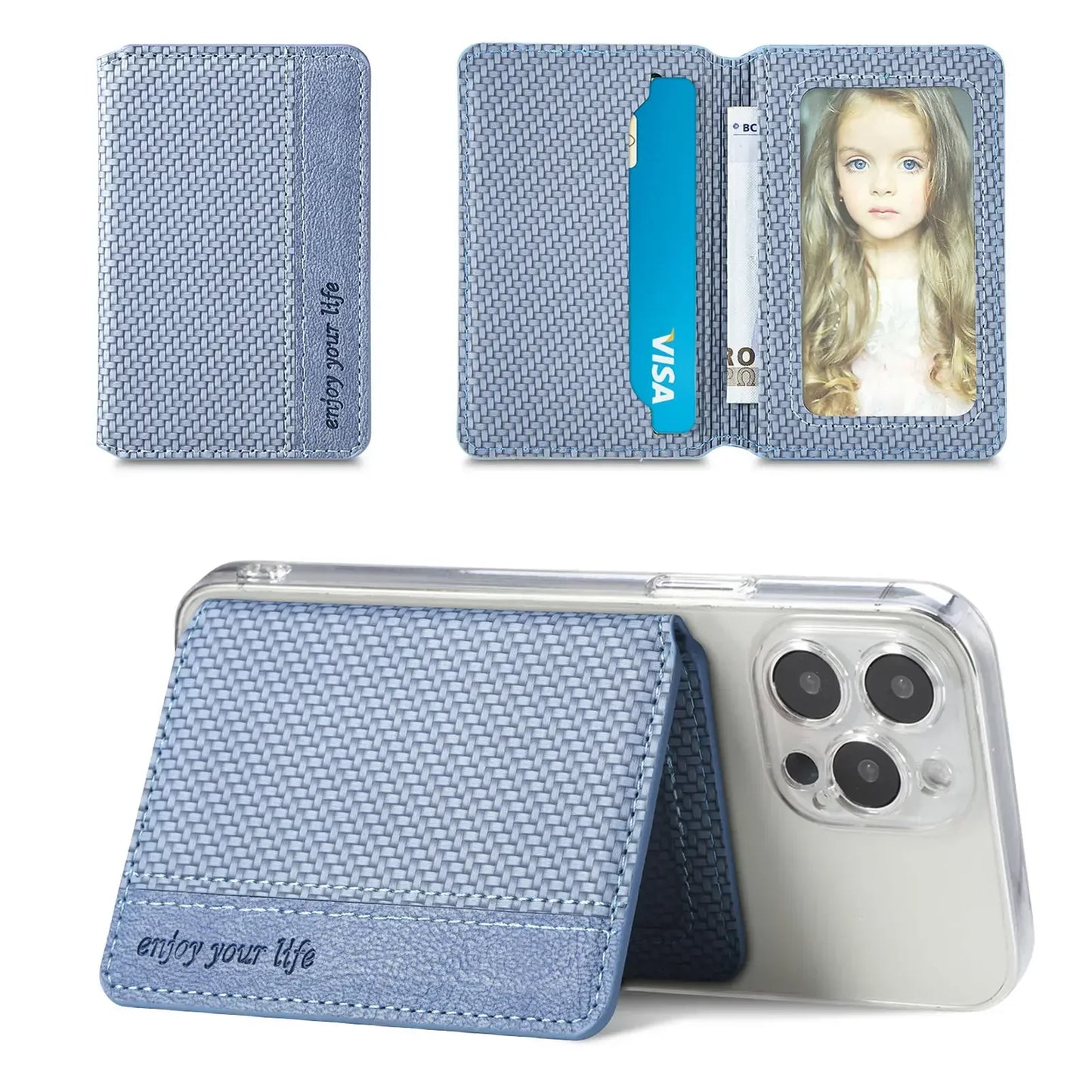 Pasjeshouder met magneetsluiting β Veilig en elegant