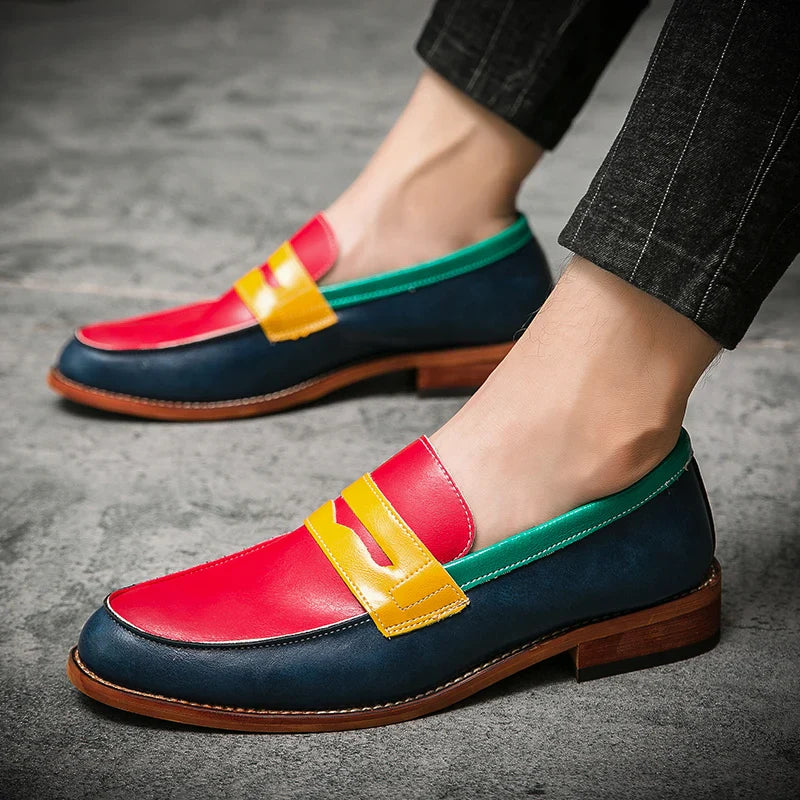 Zomerse herenschoenen met retro look