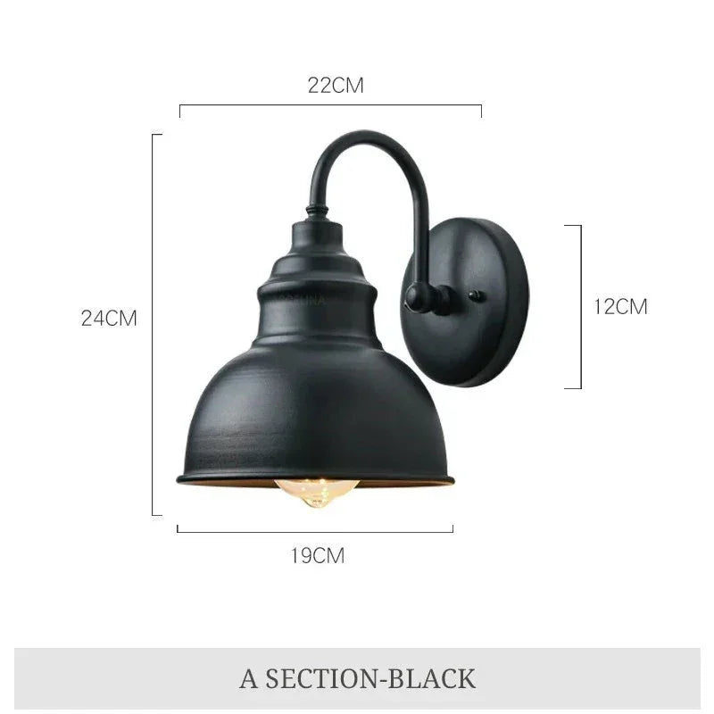 Wandlamp op batterijen geschikt voor buiten – Spatwaterdicht model