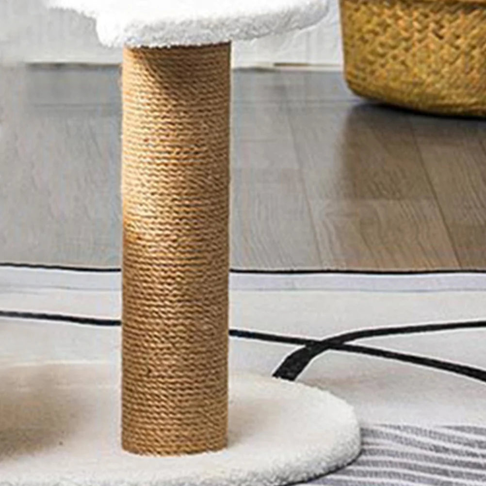 Kattenpaal met houten panelen – Rustieke look