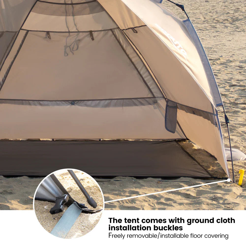 Pop up tent voor strand of park – Snel schaduw creëren