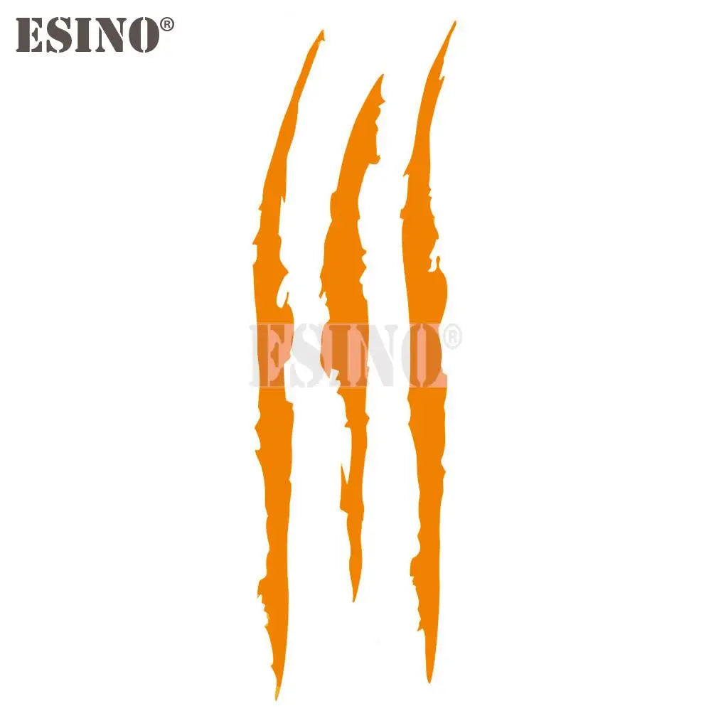 Auto stickers - Kleurrijke Klauwafdrukken voor Unieke Uitstraling