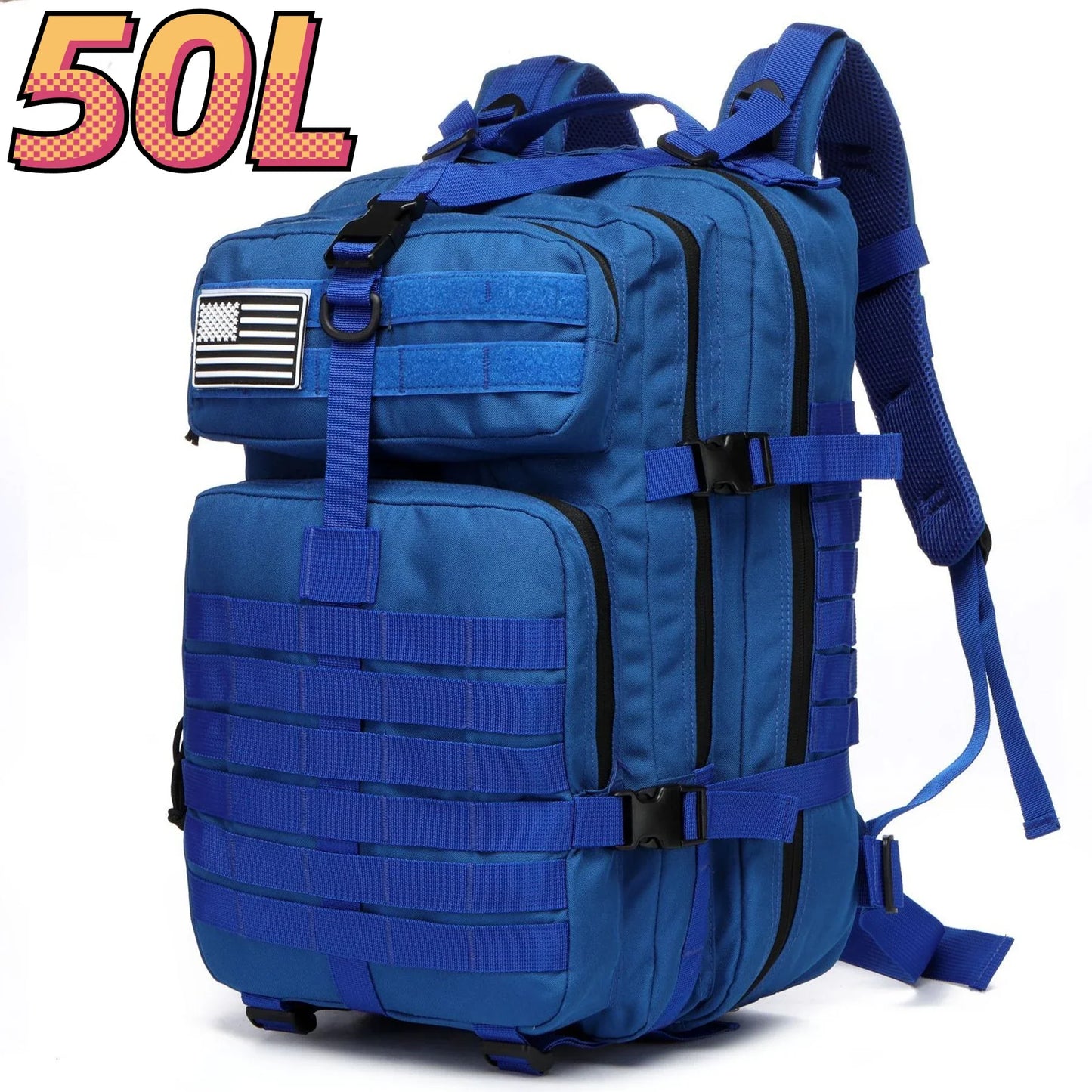 Handbagage rugzak met robuuste ritsen