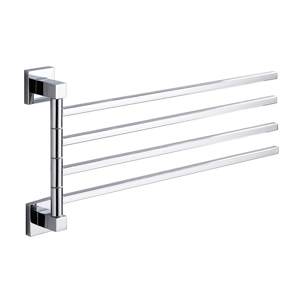 Wand handdoekrek met klemlijst β Stevig en veilig