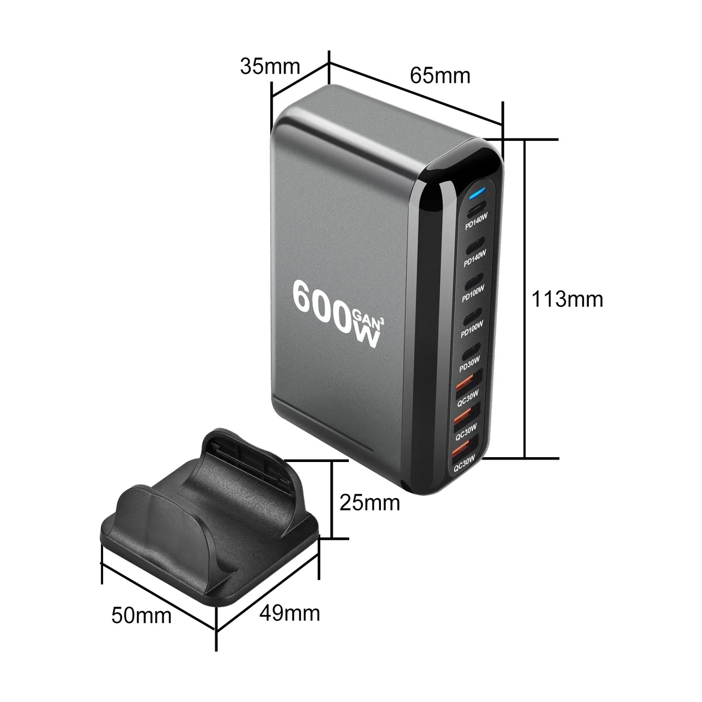 Kruidvat powerbank met oplaadkabel inbegrepen