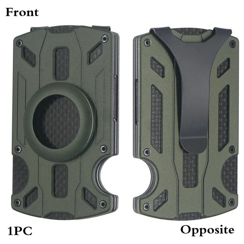 Dunne kaarthouder met zijopening – Voor snelle toegang