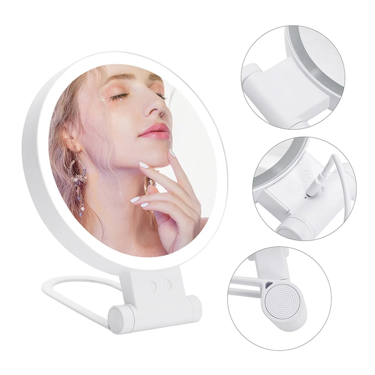 Grote spiegel met verlichting β Perfect voor de badkamer