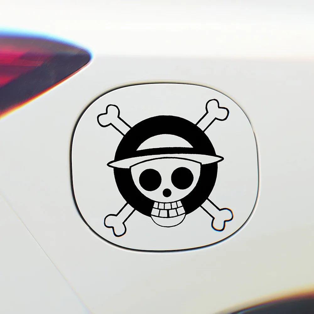 Auto stickers - Kleurrijke One Piece achterruit decoratie