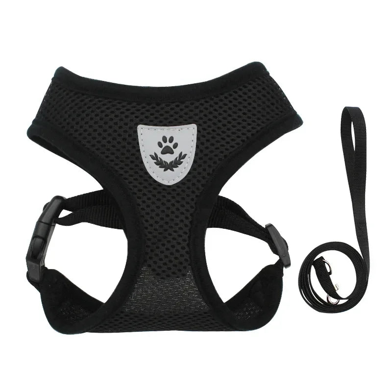 Stevig honden tuigje met metalen ring – Voor sterke honden