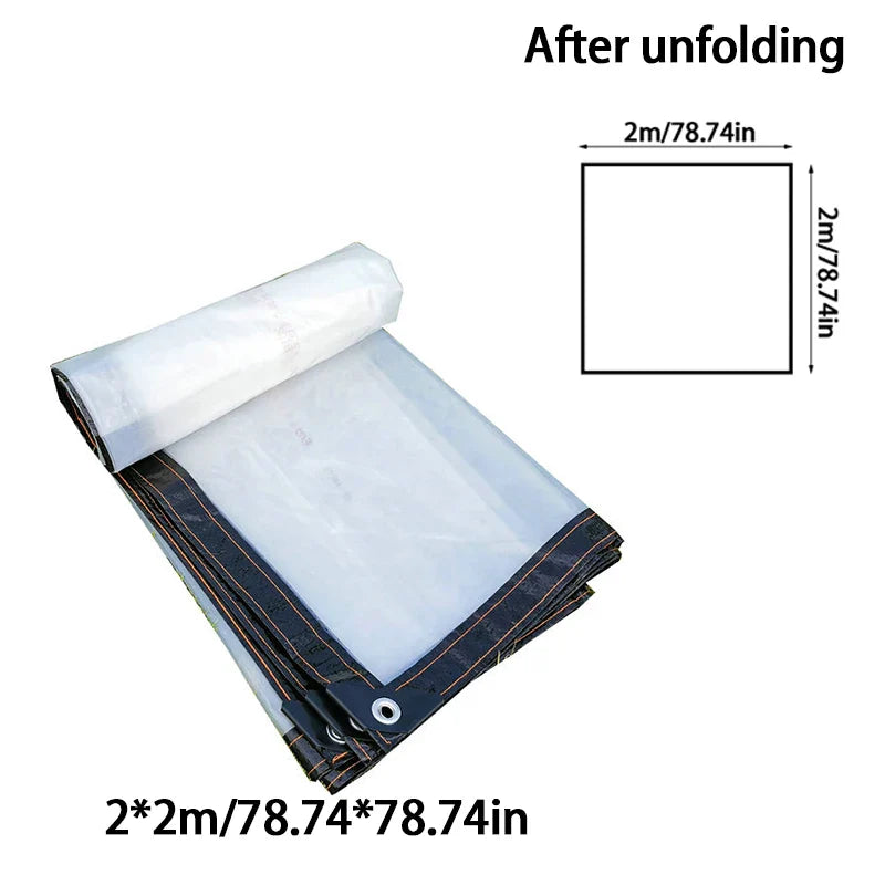 Dekzeil voor bescherming tegen zon, wind en regen