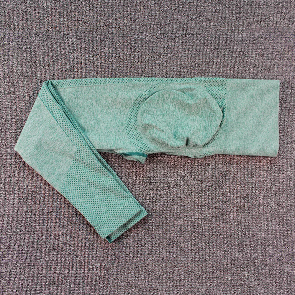 Zachte yoga legging en top met stretch