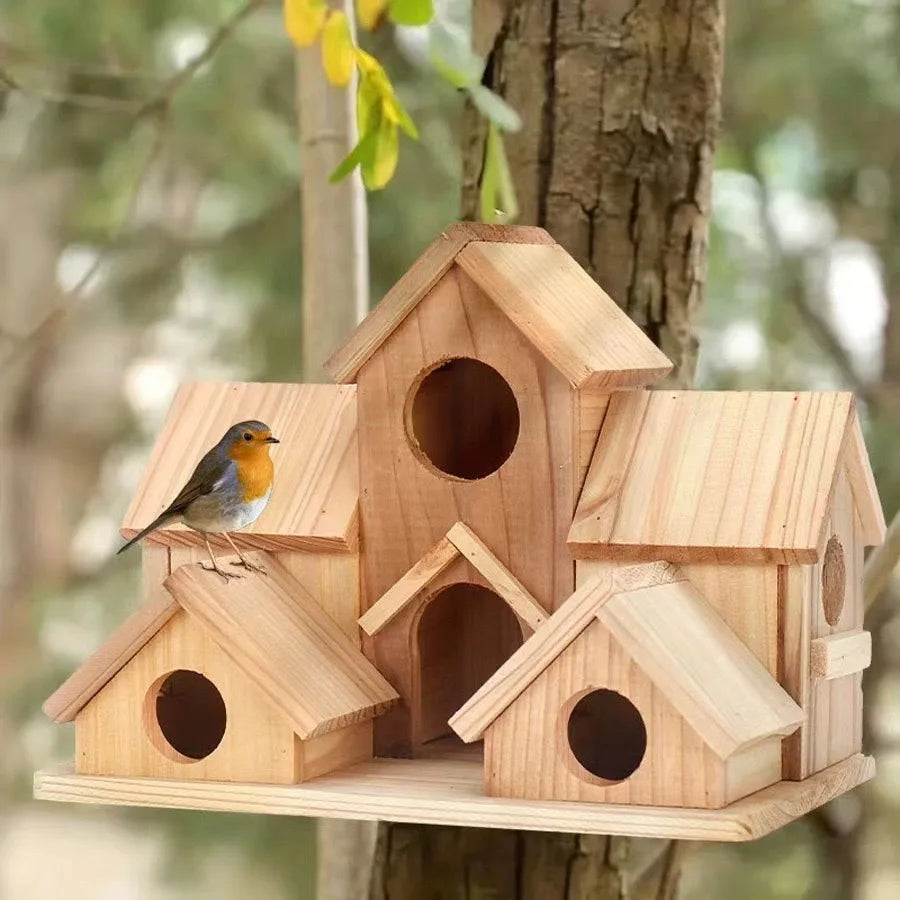 Gamma vogelhuisje blank hout – Zelf te schilderen