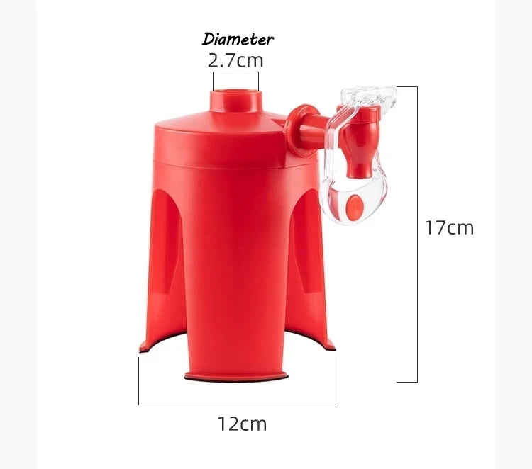 Drankdispenser met metalen standaard – Voor verhoogde presentatie