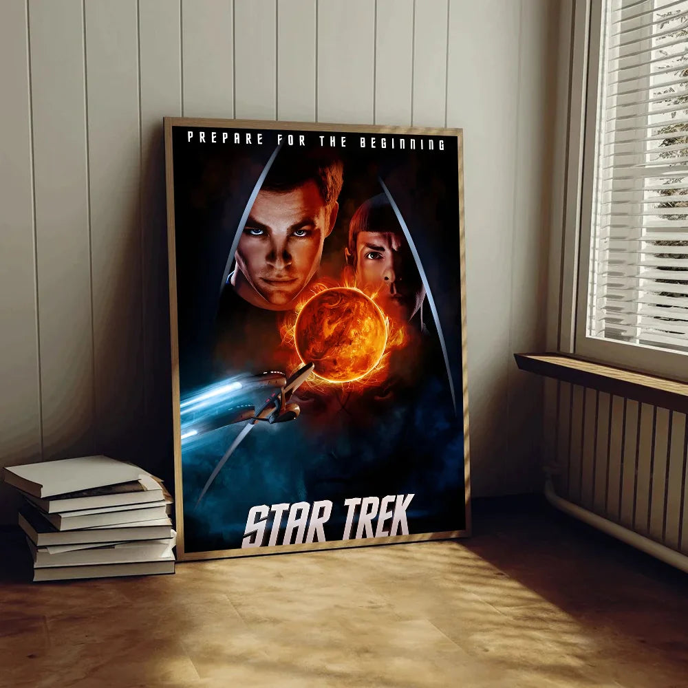 Wandposter met geometrische vormen