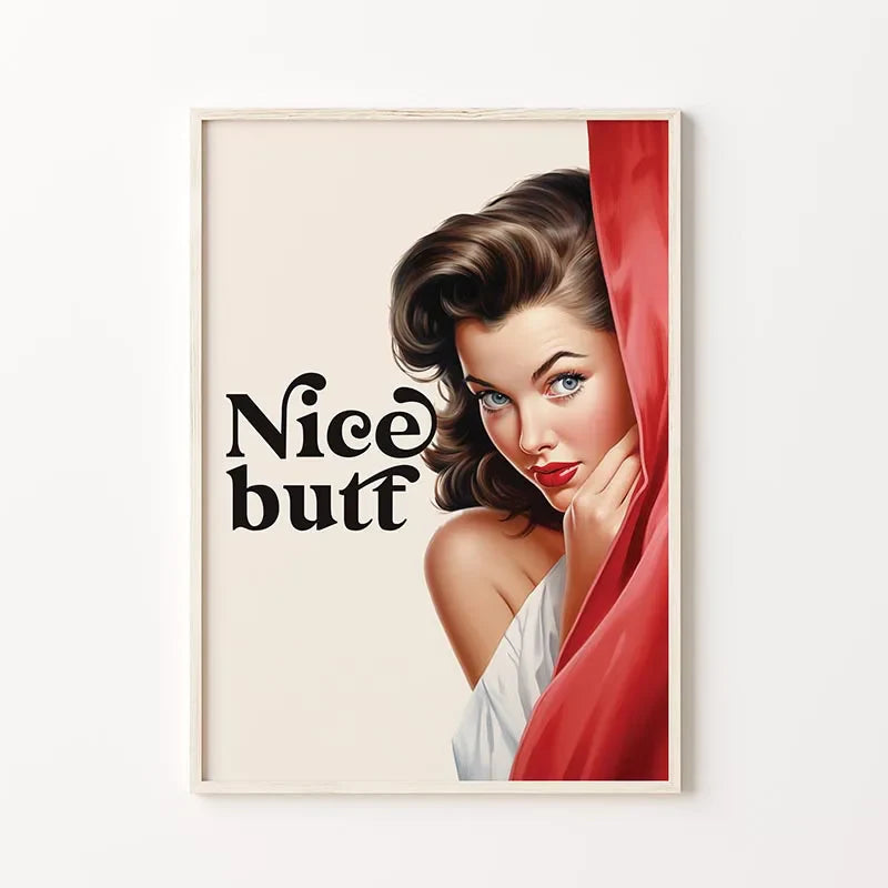 Poster met dieren in zachte kleuren