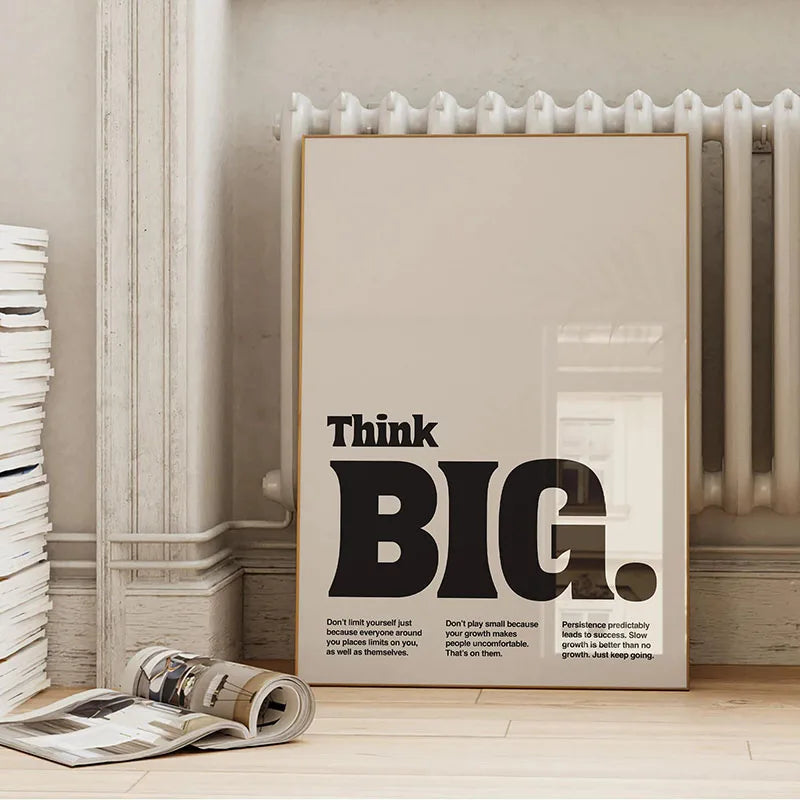 Poster in beige en zandtinten