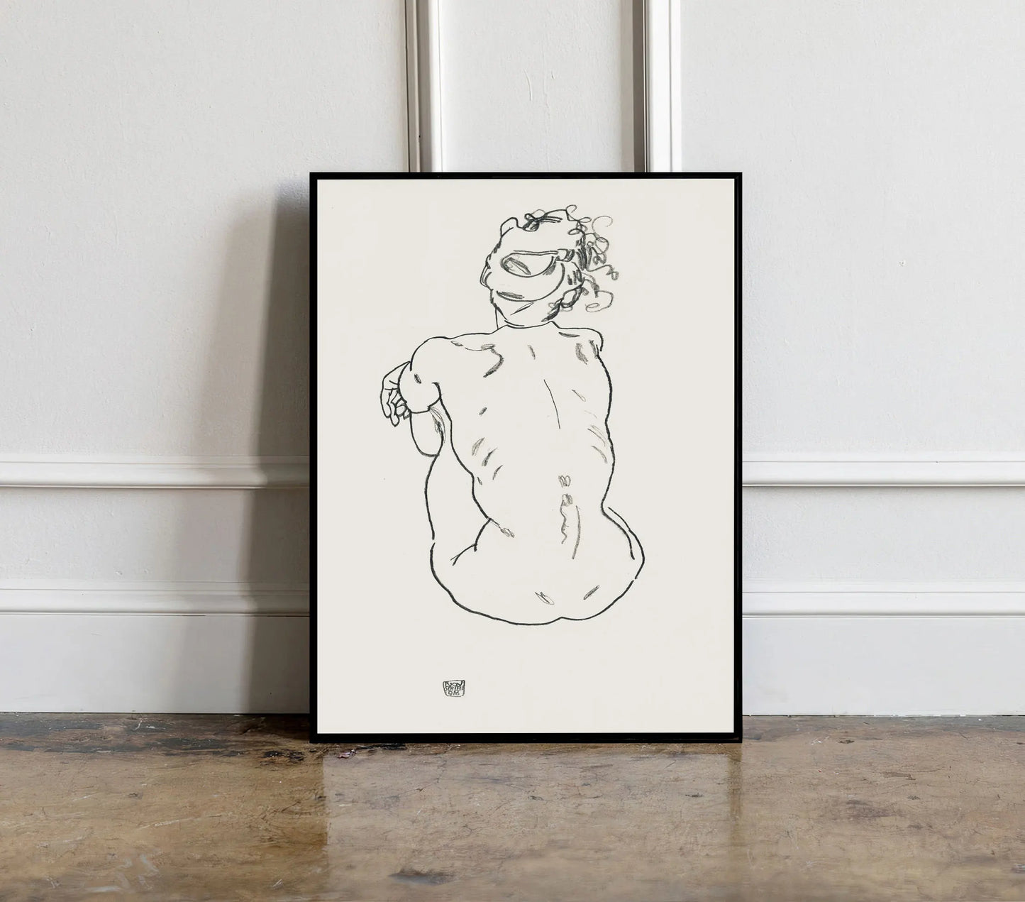 Abstracte poster in pasteltinten