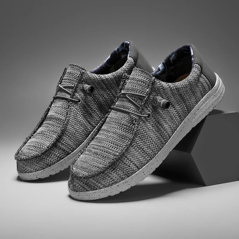 Luchtige heren schoenen met geweven details