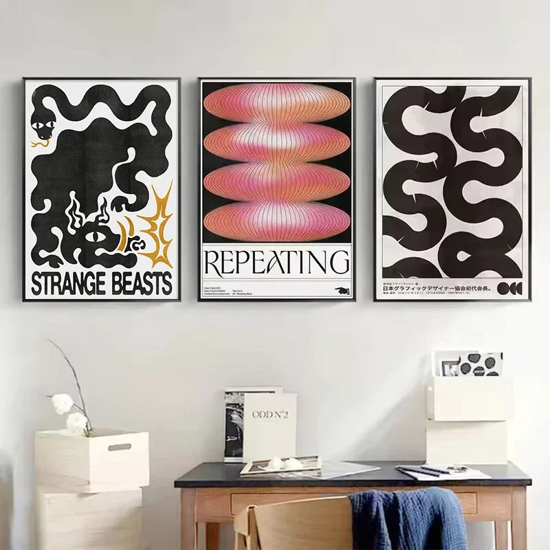 Poster met illustratie – Speels en uniek