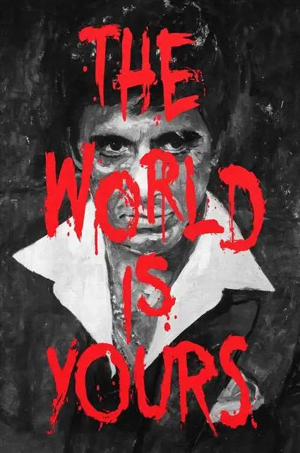 Kunstposter met klassiek werk