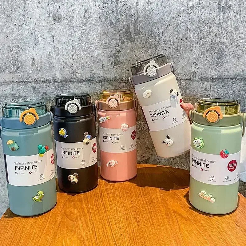 Thermosfles met clip β Bevestigbaar aan je tas