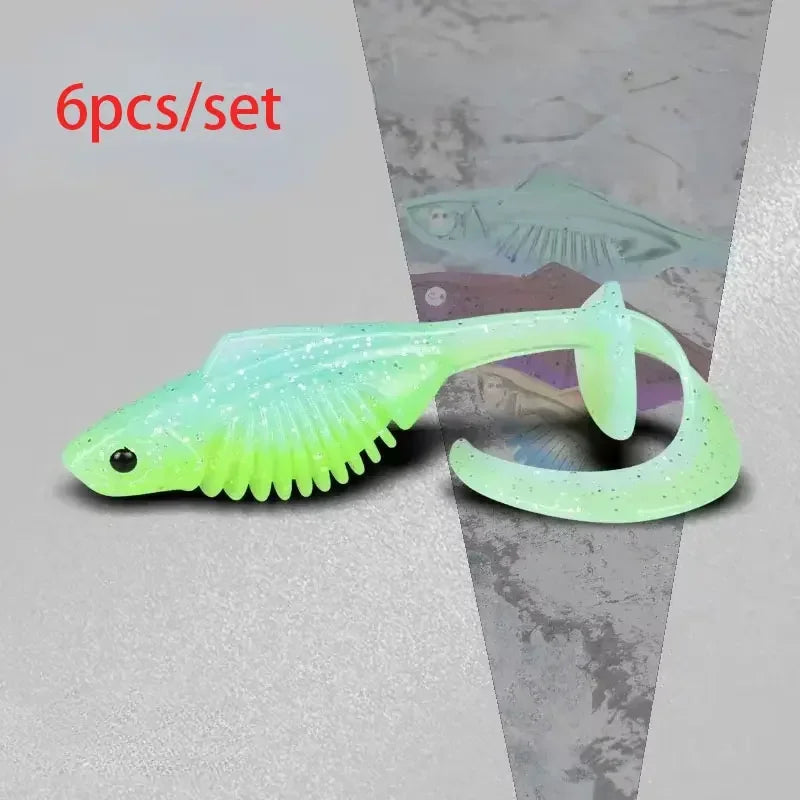 Kunstvisje met realistische actie en trekvermogen