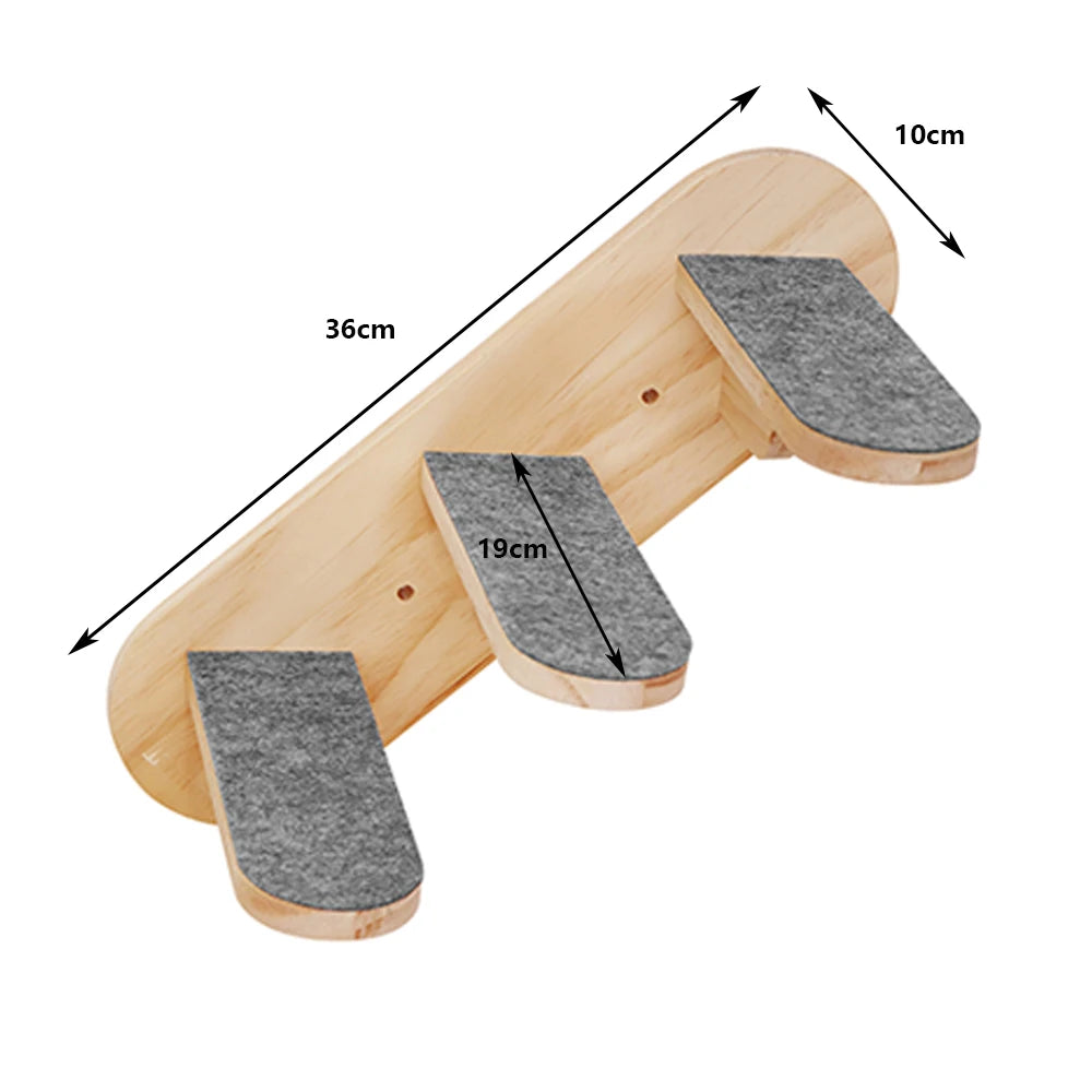 Houten krabpaal met ligplek – Natuurlijke luxe