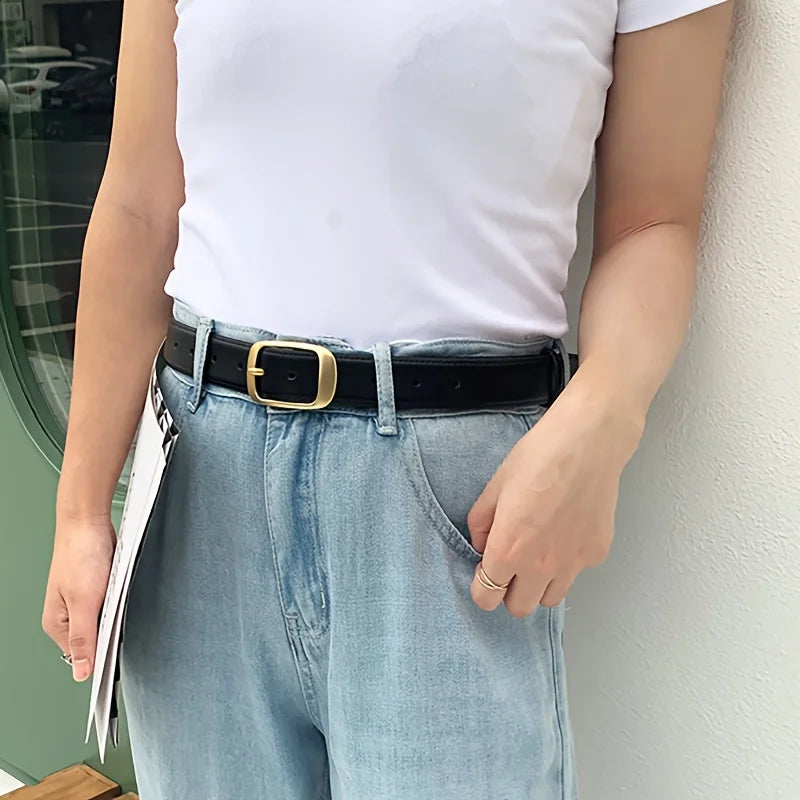 Riem in vegan leer met matte finish