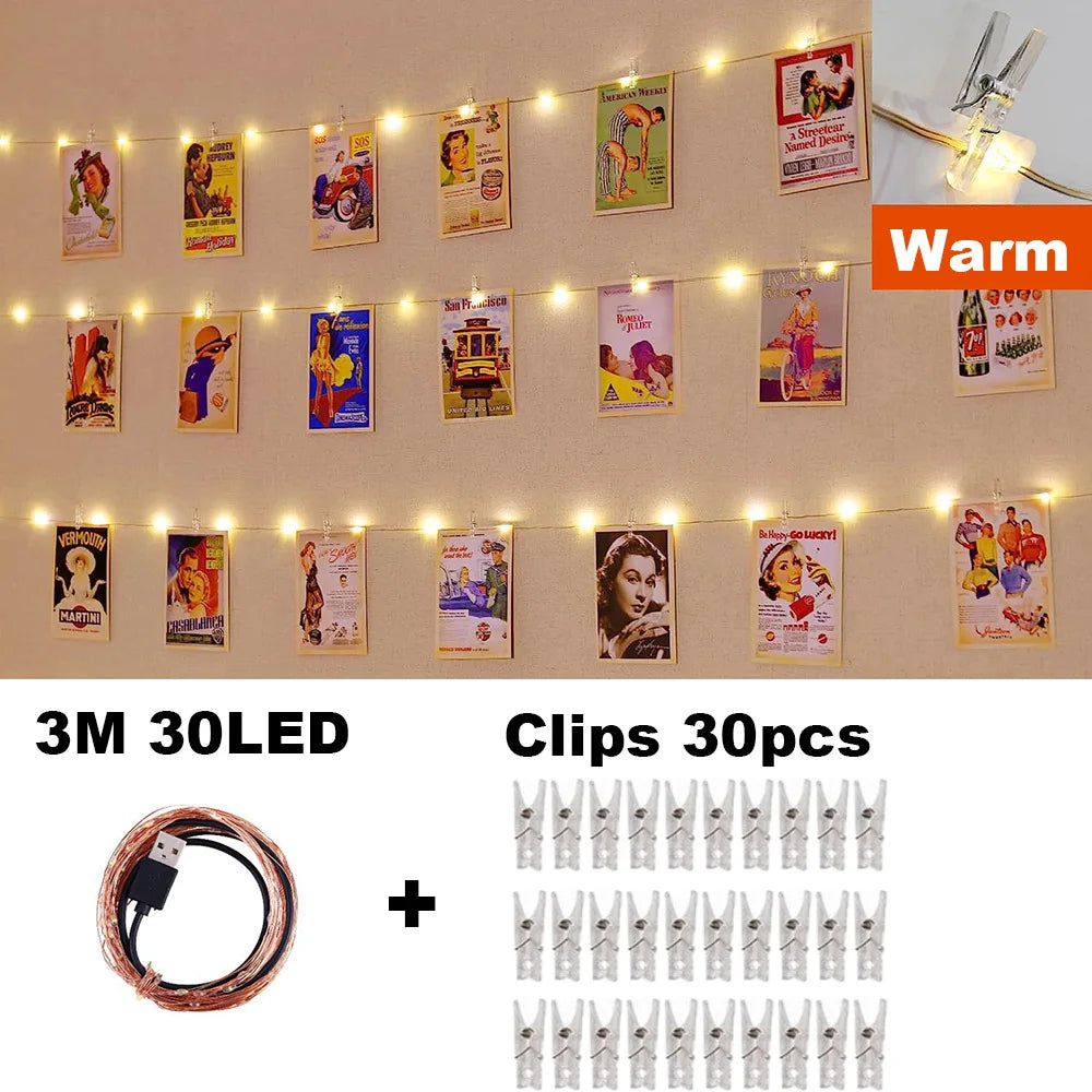 Licht slinger met bolletjes β Vrolijke uitstraling