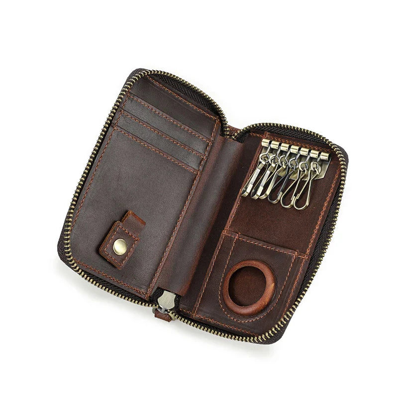 Leren herenportemonnee met muntvak – Klassiek ontwerp