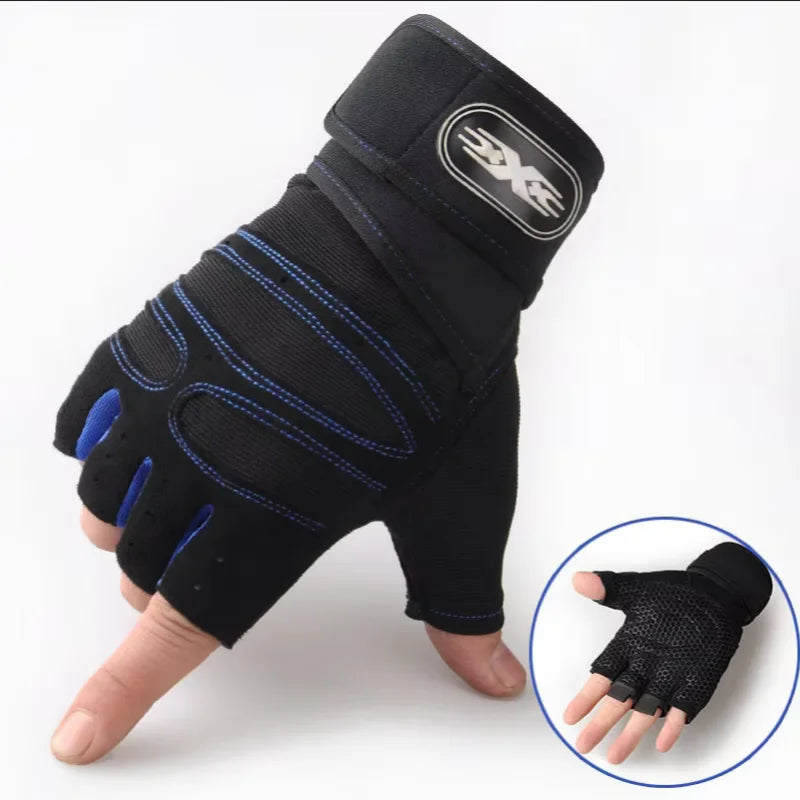 Leren handschoenen heren met elastische sluiting