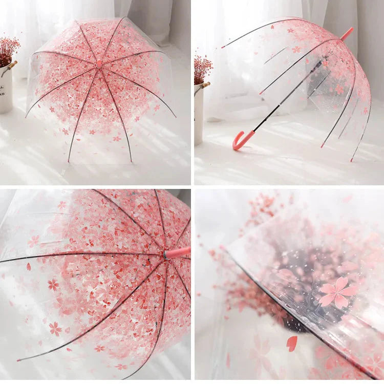 Paraplu met rubberen handvat voor extra grip