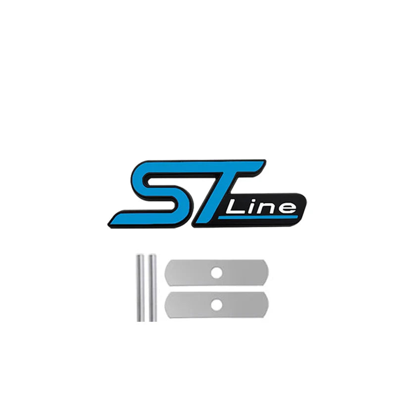 auto stickers - kleurrijke ST Line stickers voor unieke uitstraling