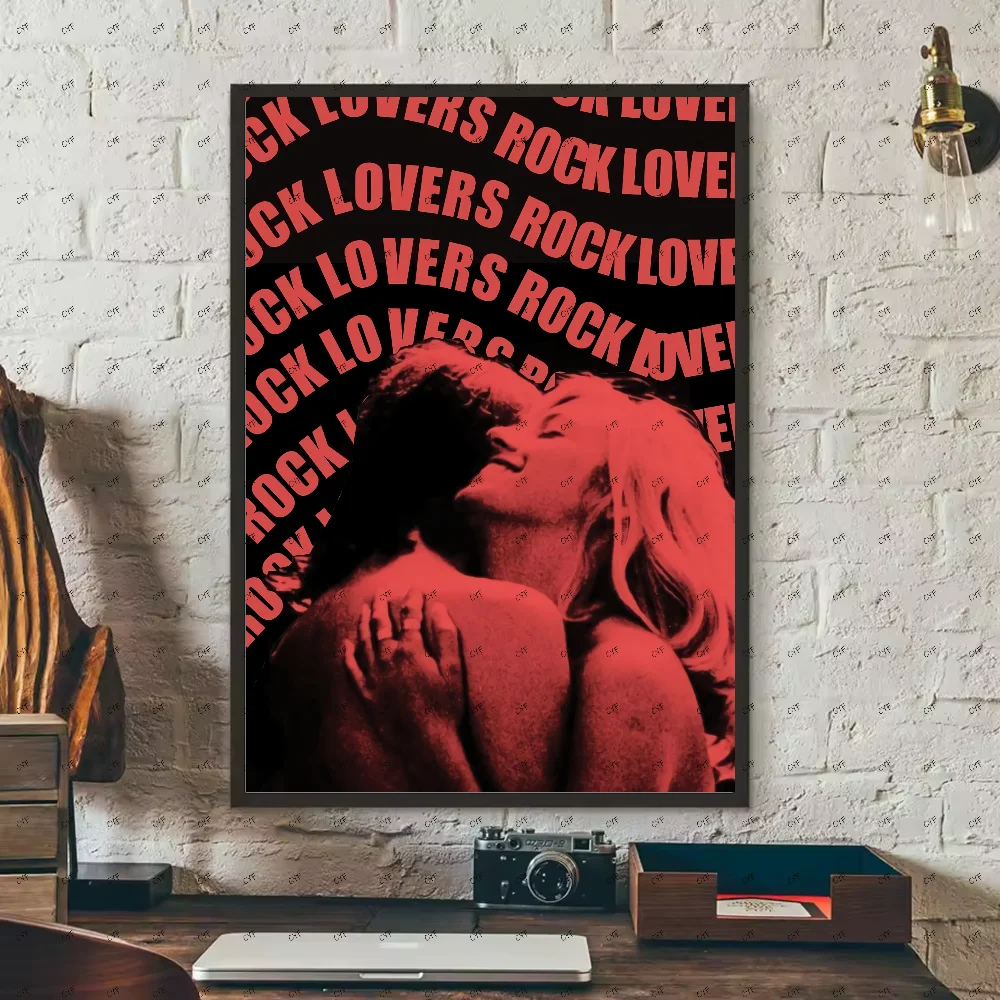 Poster met dieren in zachte kleuren