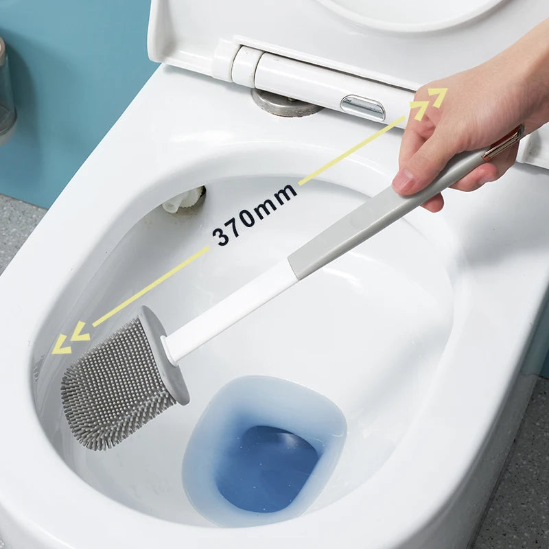Toiletborstel in kunststof houder – Licht en betaalbaar