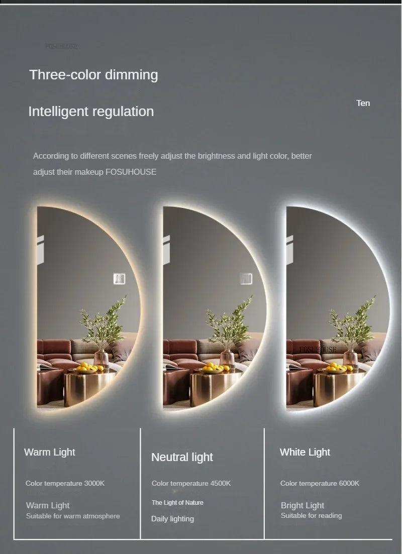 Ronde LED spiegel met verlichting – Strak en elegant