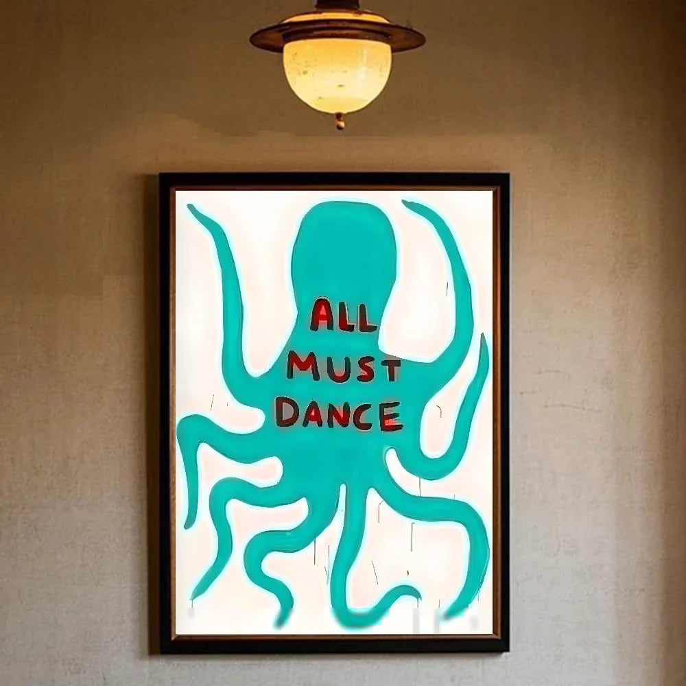 Poster met botanisch motief