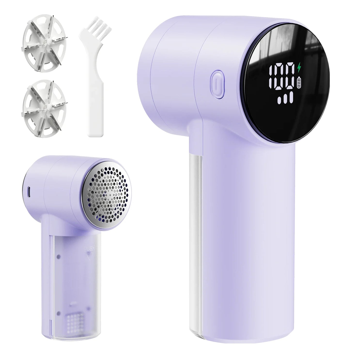 Action pluizentondeuse met opvangbakje