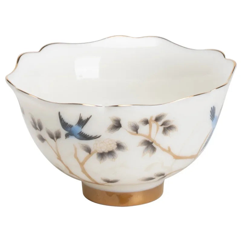 Keramisch theeservies met matte afwerking