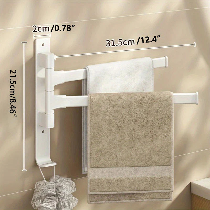 Wit handdoekrek wandmodel β Neutraal en praktisch