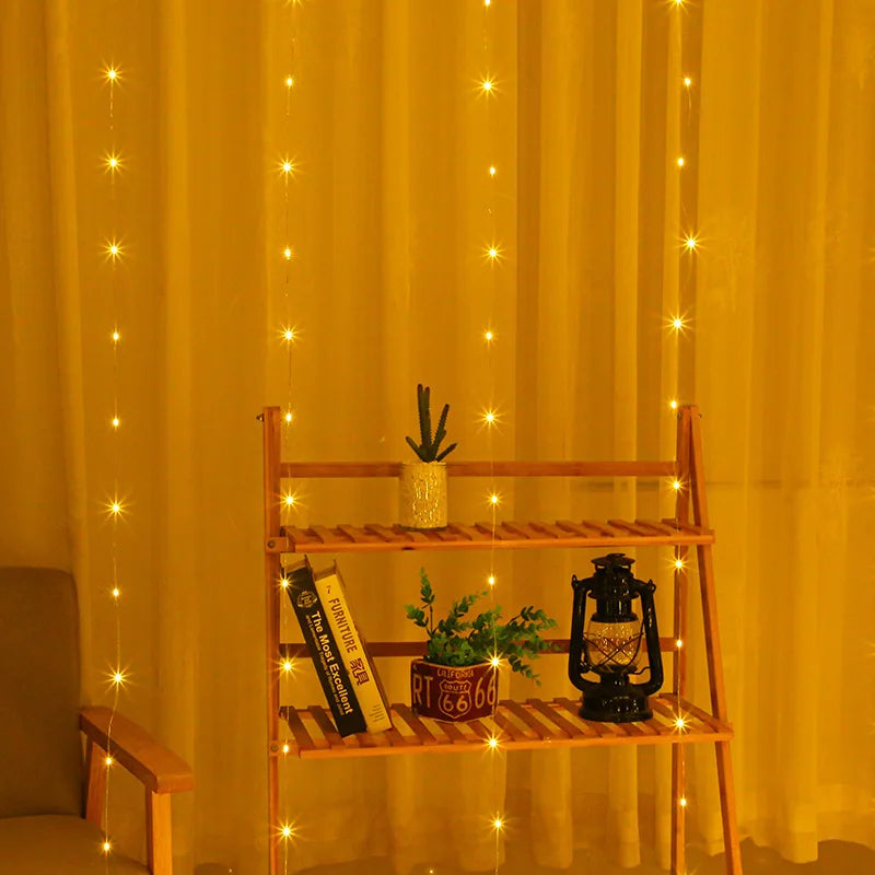 Lichtslinger met papieren lampionnetjes – Aziatische flair