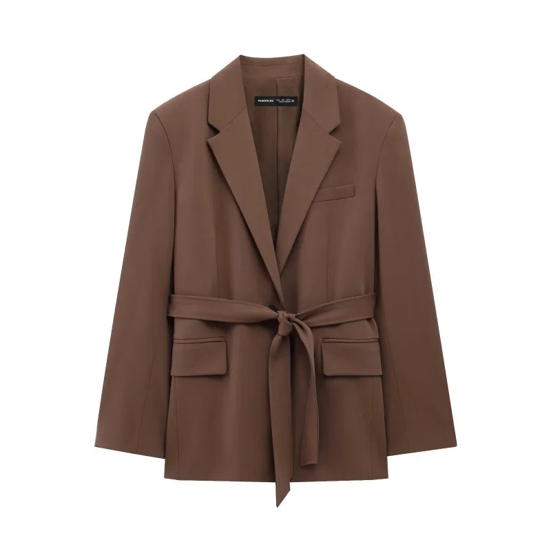 Broekpak dames met geplooide broek – Chic detail