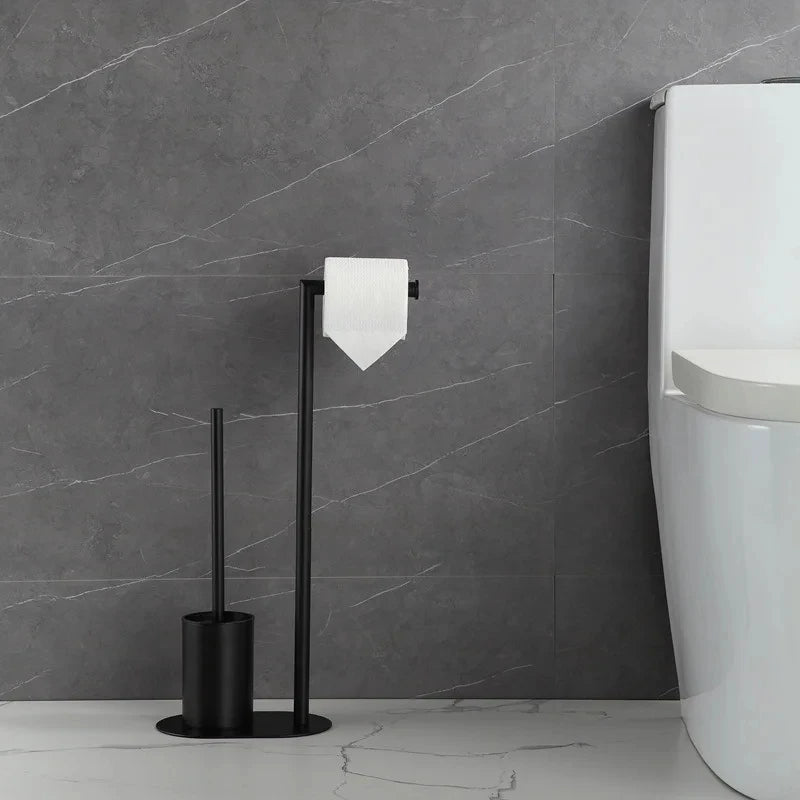 Toiletborstel met houder in betonlook – Stoer design