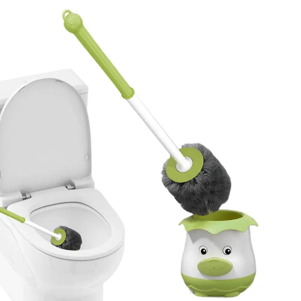 Toiletborstel in kunststof houder – Licht en betaalbaar