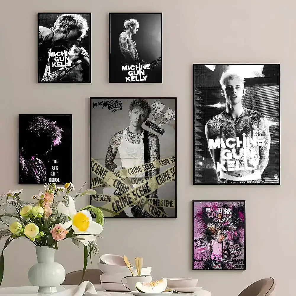 Posterstore decoratie in neutrale tinten