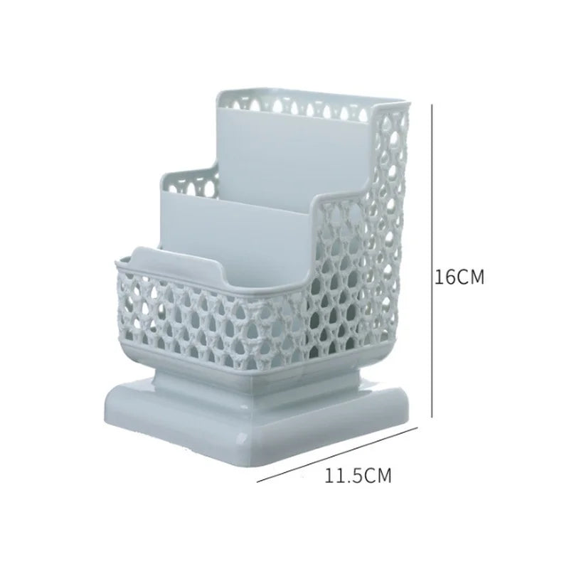 Desk organizer in zwart metaal – Tijdloos design