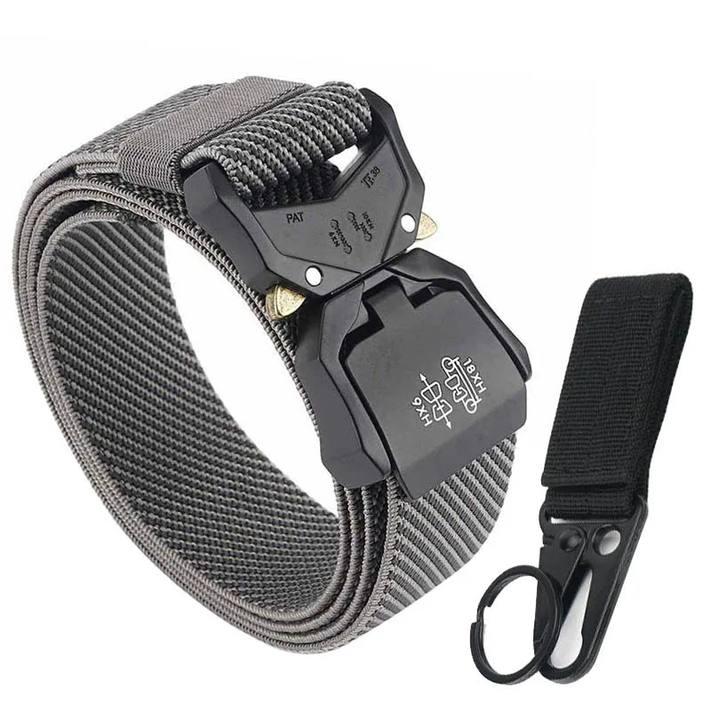 Riem heren met fijne gesp in matte afwerking