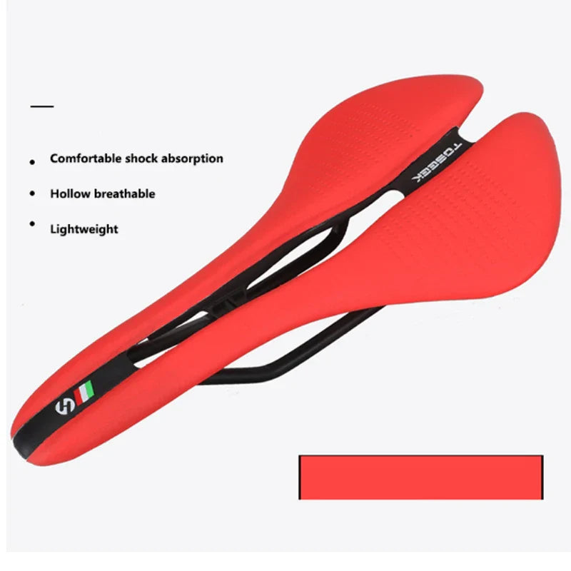 Zadel fiets met flexibele zadelbrug