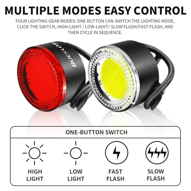 LED fietslamp voor sportieve fietsers en forenzen