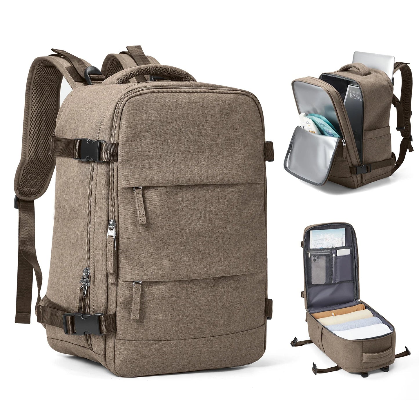 Handbagage rugzak met USB-poort – Opladen onderweg